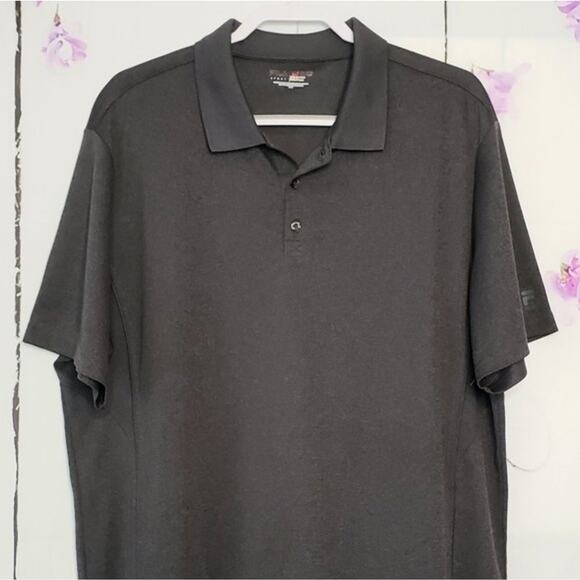 Fila Sport Grey Button Spread Collar Performance Golf Polo XXL - Picture 7 of 7